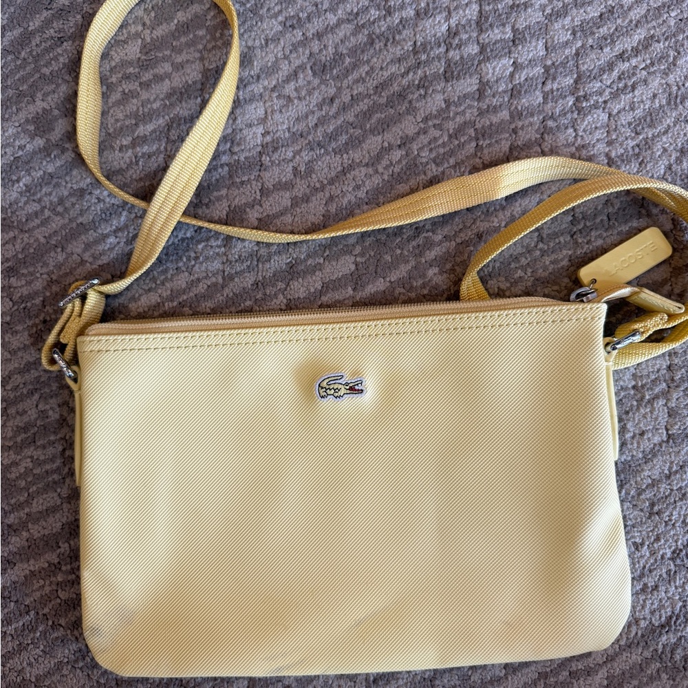 Lacoste Mustard Crossbody Bag